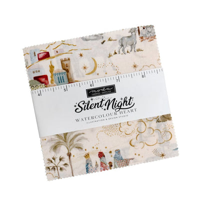 Moda Fabric Pre Cuts Moda Silent Night Charm Pack - The Sewing Studio