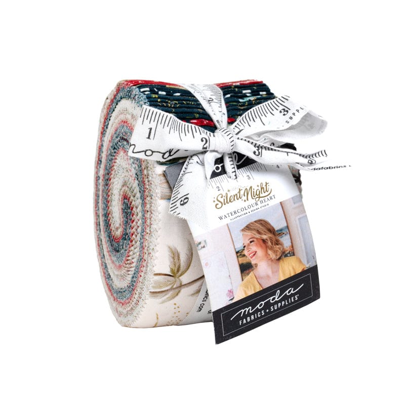 Moda Fabric Pre Cuts Moda Silent Night Jelly Roll - The Sewing Studio