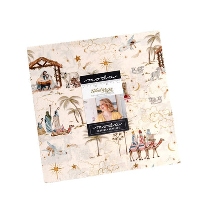 Moda Fabric Pre Cuts Moda Silent Night Layer Cake - The Sewing Studio