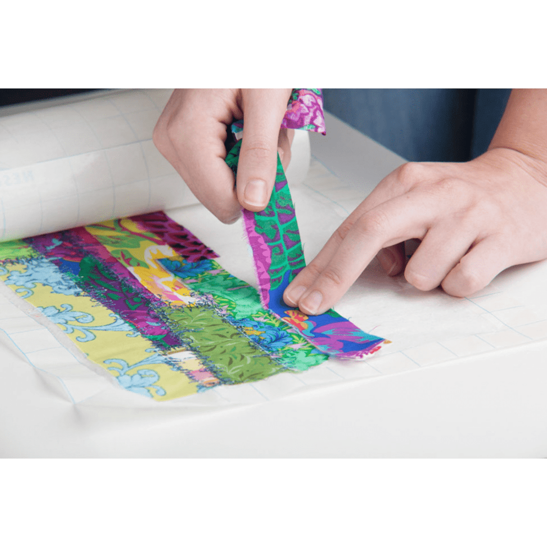 The Sewing Studio Embroidery Backing And Stabiliser Filmoplast: Self Adhesive Embroidery Backing: Light to Heavy Weight fabrics (Price Per Metre)  - The Sewing Studio