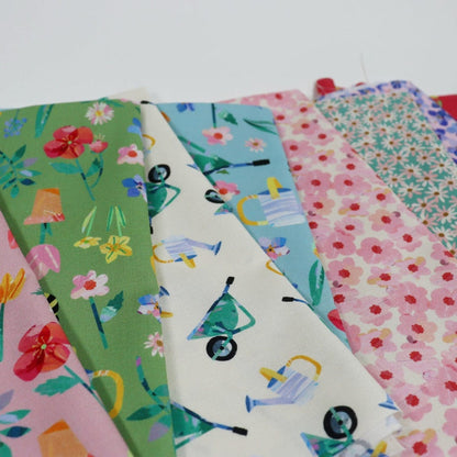The Sewing Studio Fabric Lewis and Irene Flower Market Fat Quarter Bundle  - The Sewing Studio
