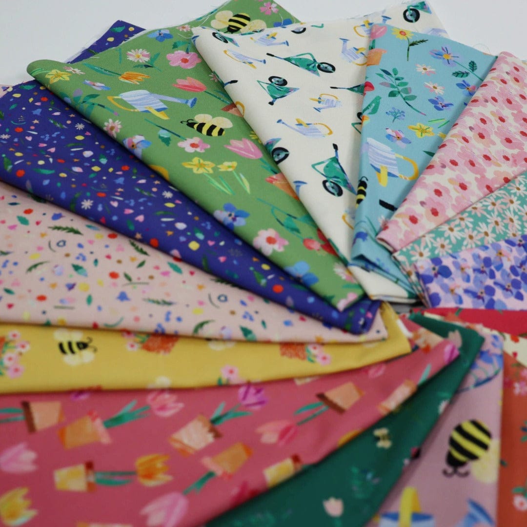 The Sewing Studio Fabric Lewis and Irene Flower Market Fat Quarter Bundle  - The Sewing Studio