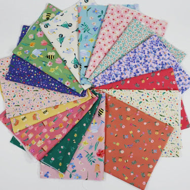 The Sewing Studio Fabric Lewis and Irene Flower Market Fat Quarter Bundle  - The Sewing Studio for sale UK - The Sewing Studio