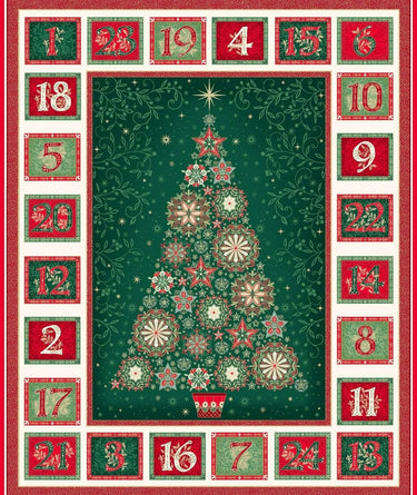 The Sewing Studio Fabric Panels & Labels Makower Good Tidings Advent Calendar Bundle  - The Sewing Studio for sale UK - The Sewing Studio