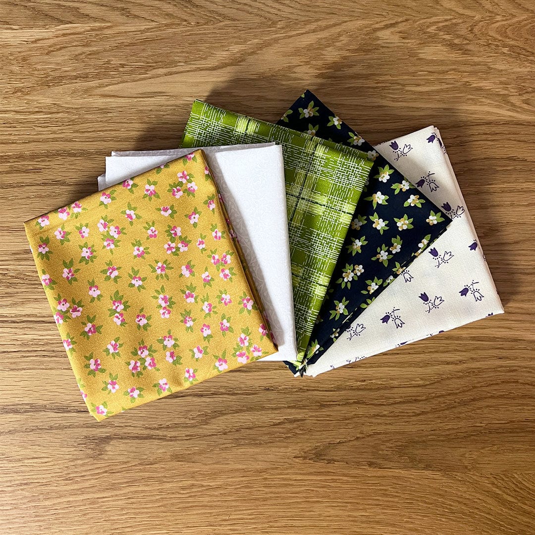The Sewing Studio Fabric Pre Cuts The Sewing Studio Fat Quarters Set of Five  - The Sewing Studio