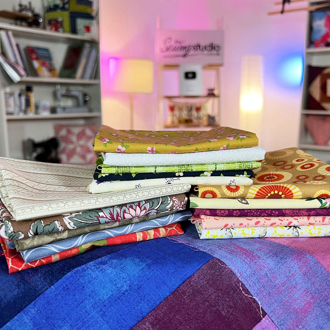 The Sewing Studio Fabric Pre Cuts The Sewing Studio Fat Quarters Set of Five  - The Sewing Studio