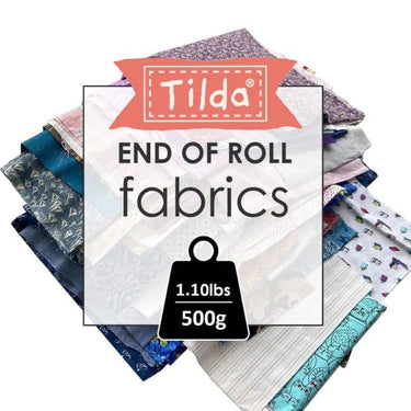 The Sewing Studio Fabric Pre Cuts Tilda End Of Roll Fabric 500g (1.10Lbs)  - The Sewing Studio for sale UK - The Sewing Studio