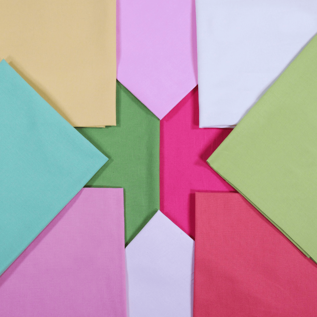 Moda Fabric Pre Cuts Moda Bella Solids Primrose Garden Fat Quarter Bundle - The Sewing Studio