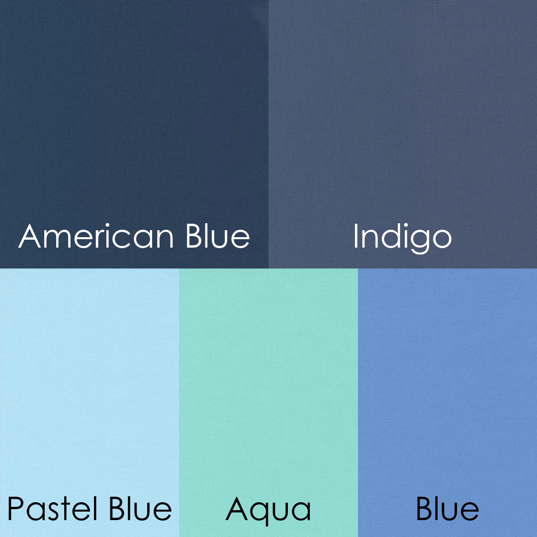 Moda Fabric Pre Cuts Moda Bella Solids Coastal Cool Fat Quarter Bundle - The Sewing Studio