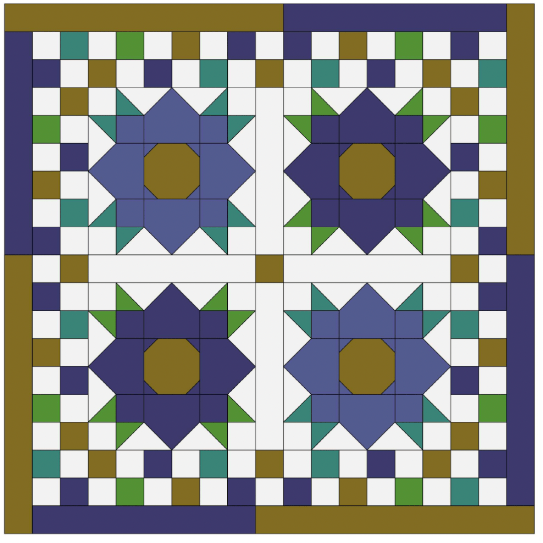 Moda Bella Solids Petunia Quilt Top Bundle