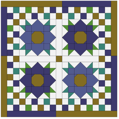 Moda Bella Solids Petunia Quilt Top Bundle