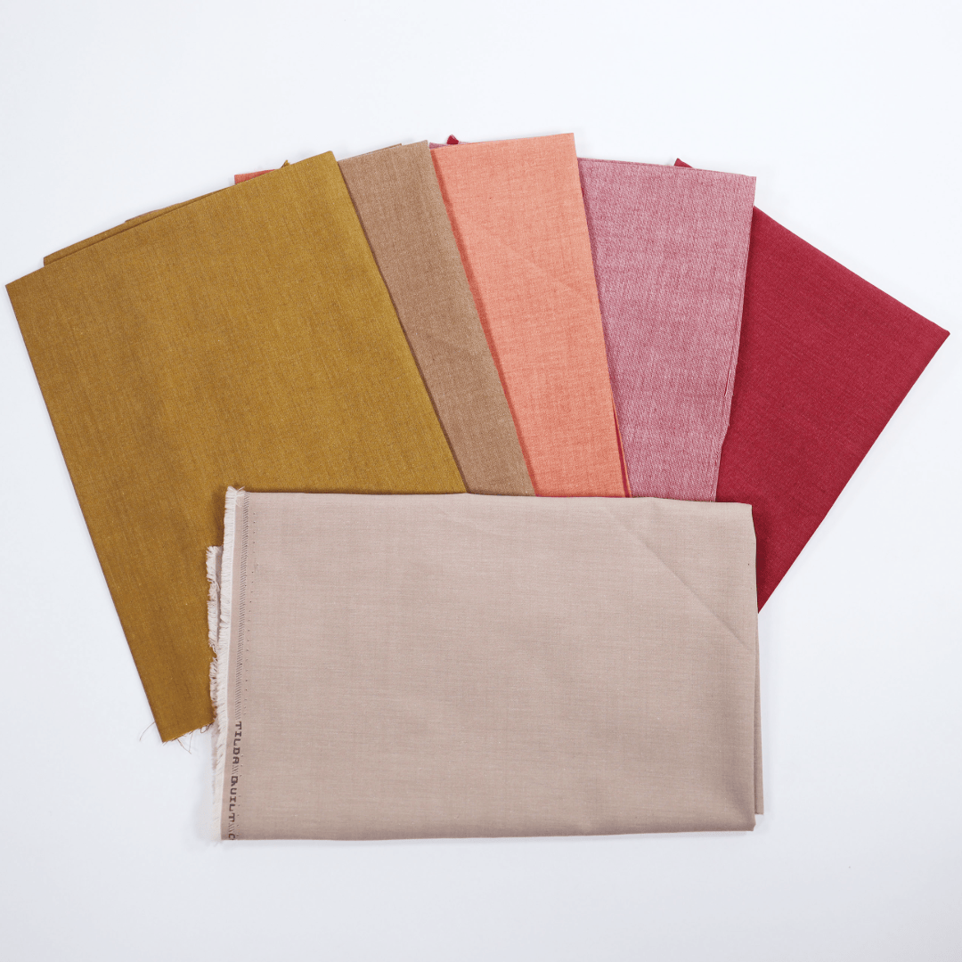 Tilda Chambray Sunflower Quilt Top Bundle