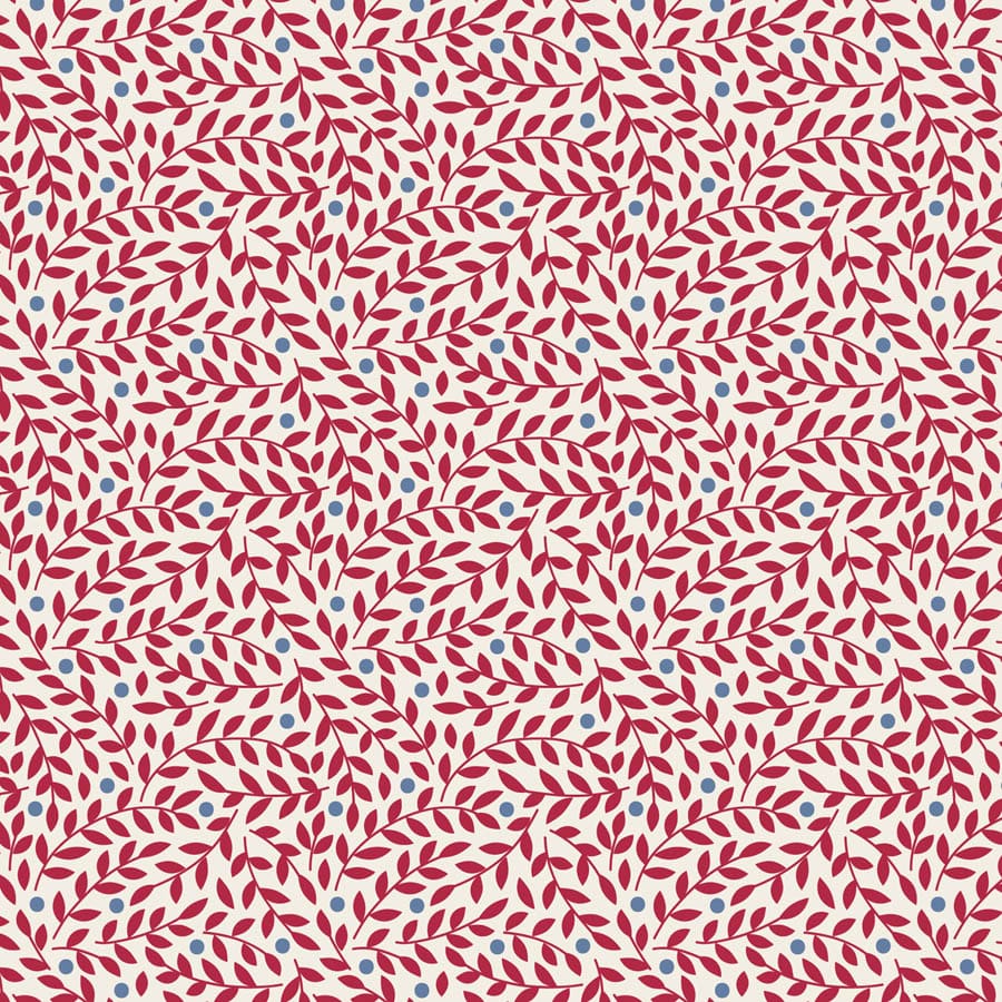 Multi-coloured Foliage Tilda Fabric PRE-ORDER Tilda Village Life - The Sewing Studio