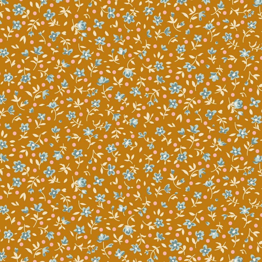 Multi-coloured Floral Tilda Fabric PRE-ORDER Tilda Village Life - The Sewing Studio