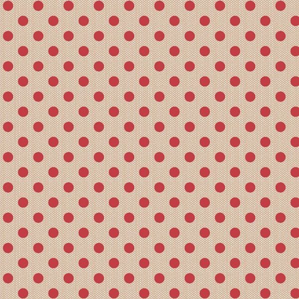 Red Spots and Dots Tilda Fabric Tilda Creating Memories - The Sewing Studio