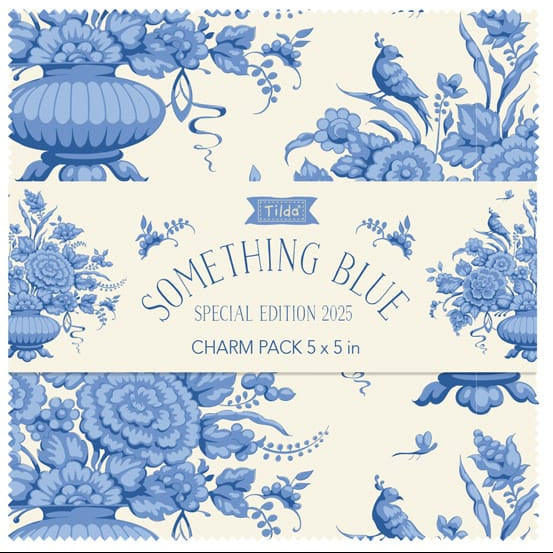 Tilda Fabric Pre Cuts PRE-ORDER Tilda Something Blue 5" Square Pack - The Sewing Studio