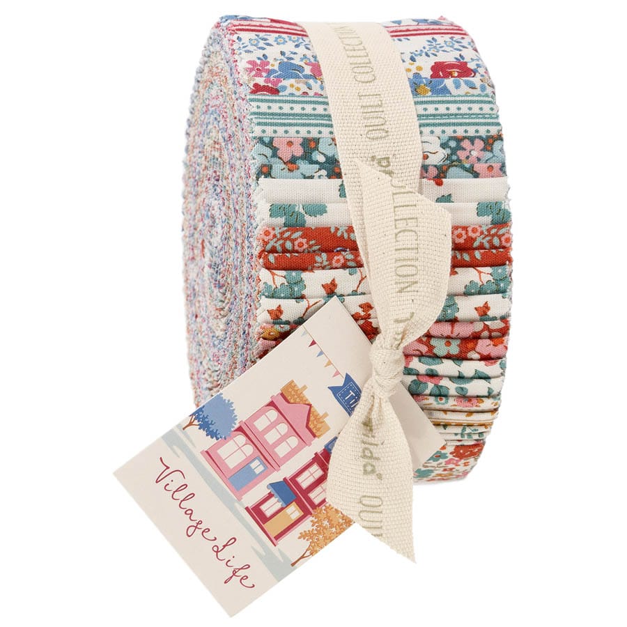 Tilda Fabric Pre Cuts PRE-ORDER Tilda Village Life Fabric Roll - The Sewing Studio