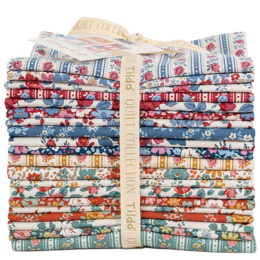 Tilda Fabric Pre Cuts PRE-ORDER Tilda Village Life Fat Quarter Bundle 20 Piece - The Sewing Studio
