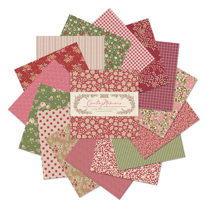 Tilda Fabric Pre Cuts Tilda Creating Memories Winter 5" Square Pack - The Sewing Studio