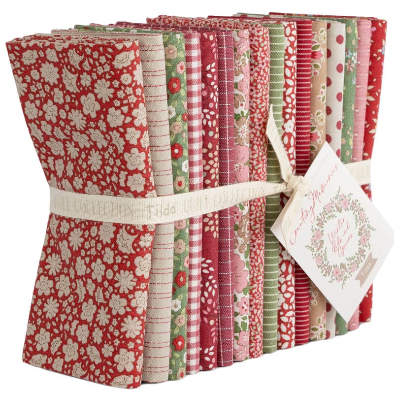 Tilda Fabric Pre Cuts Tilda Creating Memories Winter Fat Quarter Bundle 16 Piece - The Sewing Studio