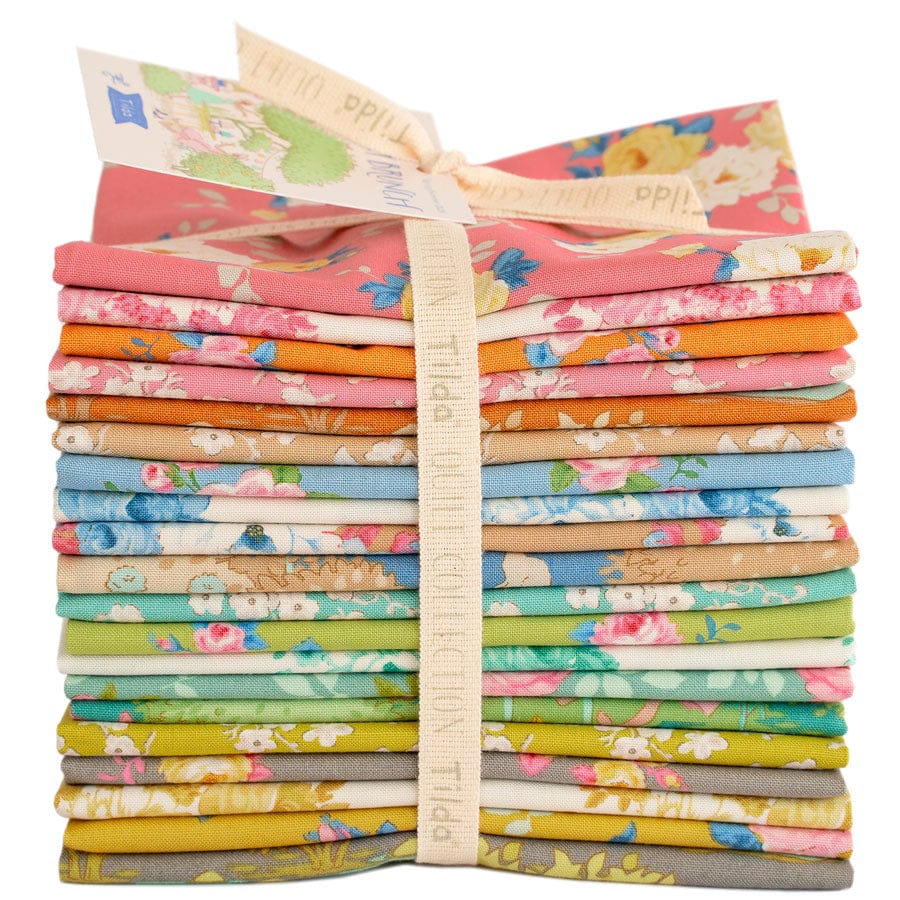 Tilda Fabric Pre Cuts Tilda Sunday Brunch Fat Quarter Bundle 20 Piece TD300227  - The Sewing Studio