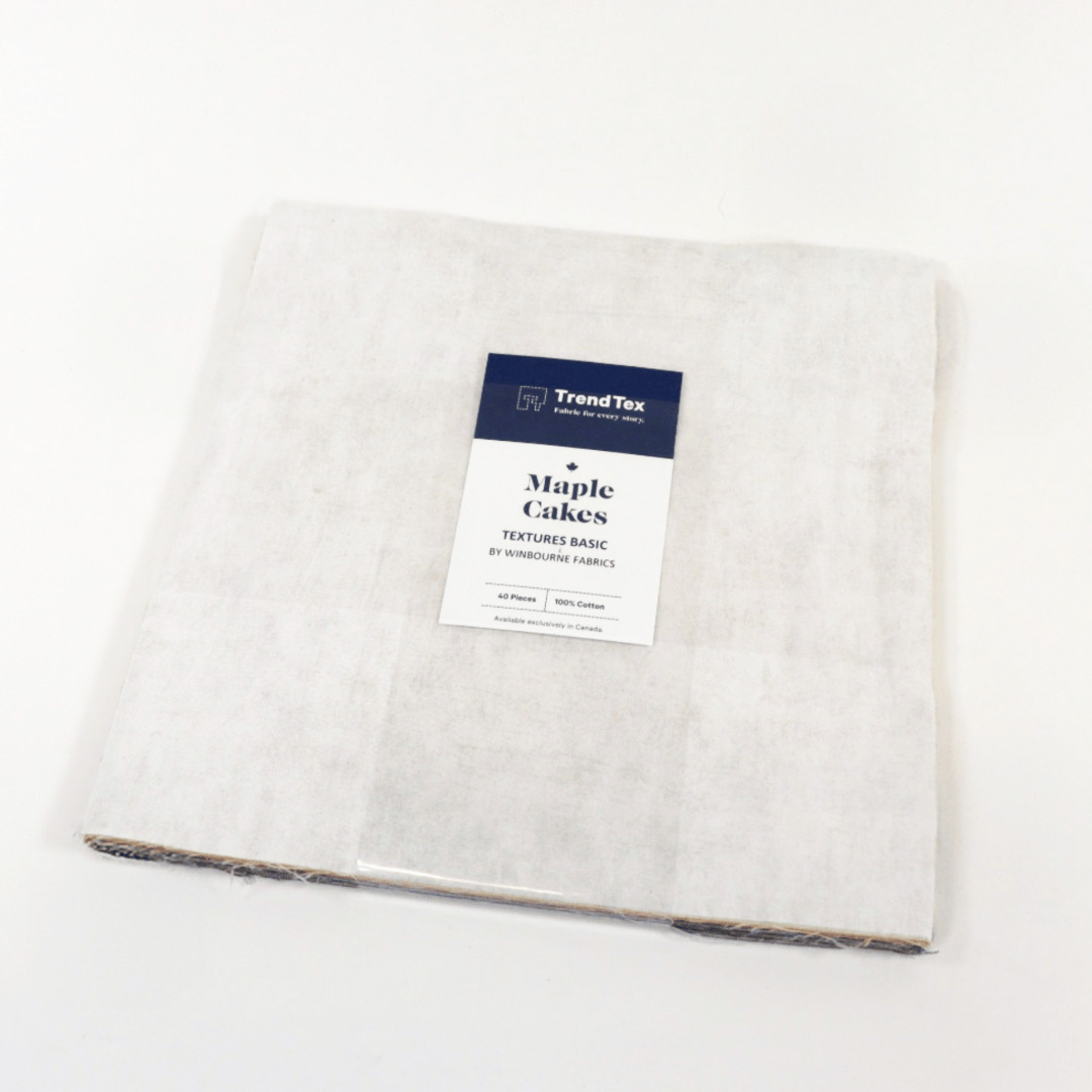 TrendTex Fabric Pre Cuts TrendTex Textures Basic 10" Maple Cakes Pack - The Sewing Studio