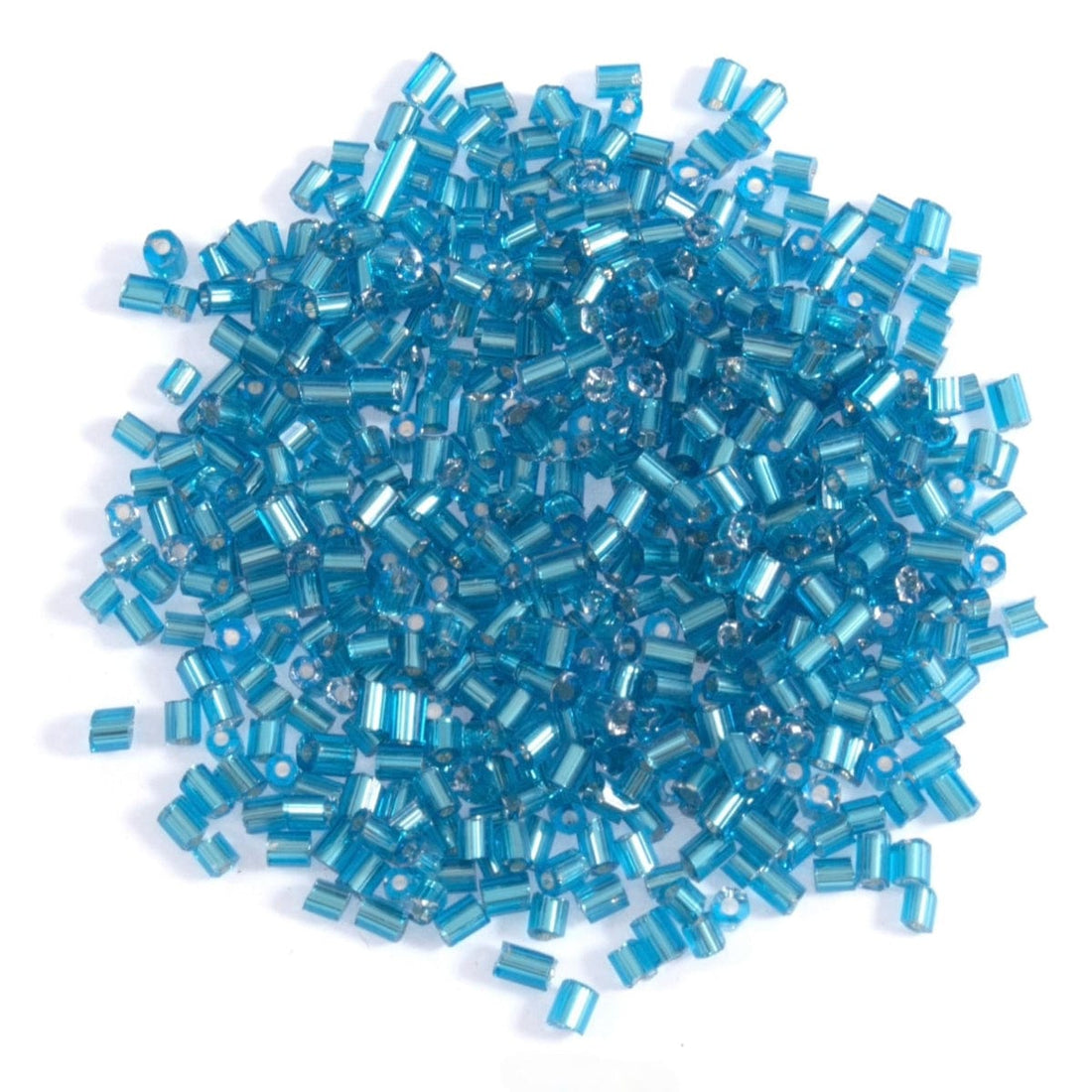 Beads: Rocailles: Ice Blue: 8g in a pack