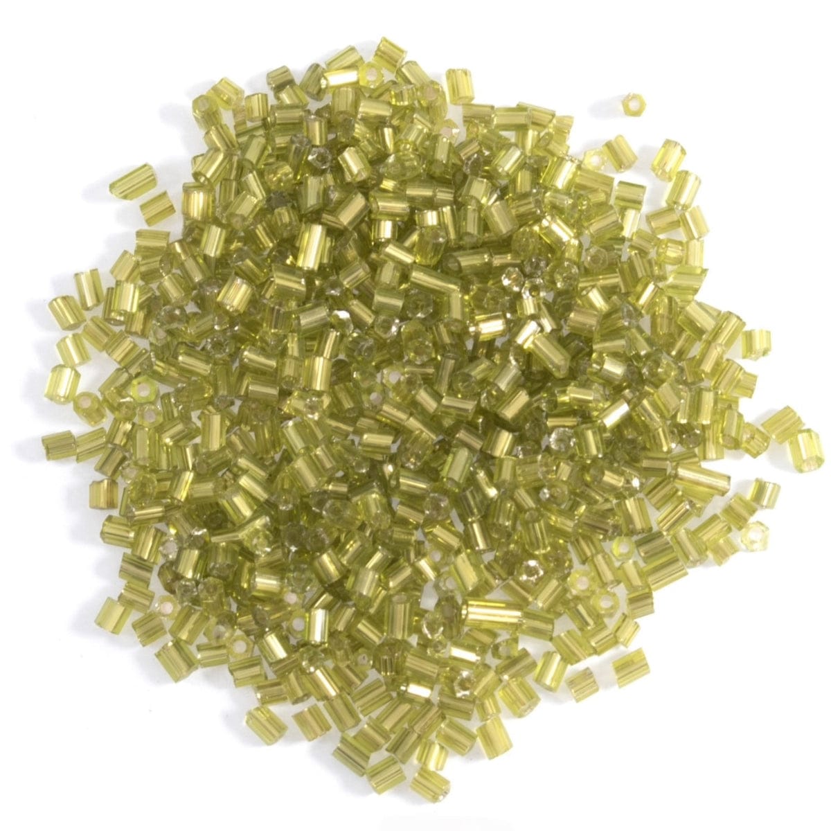 Trimits Beads Sequins Accessories Beads: Rocailles: Lime: 8g in a pack  - The Sewing Studio
