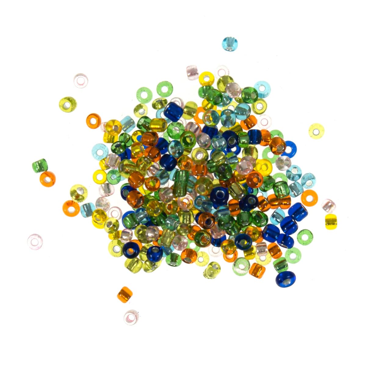 Trimits Beads Sequins Accessories Beads: Seed: Multi-coloured: 8g in a pack  - The Sewing Studio