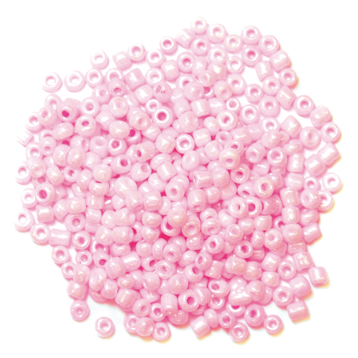 Trimits Beads Sequins Accessories Beads: Seed: Pink: 8g in a pack  - The Sewing Studio