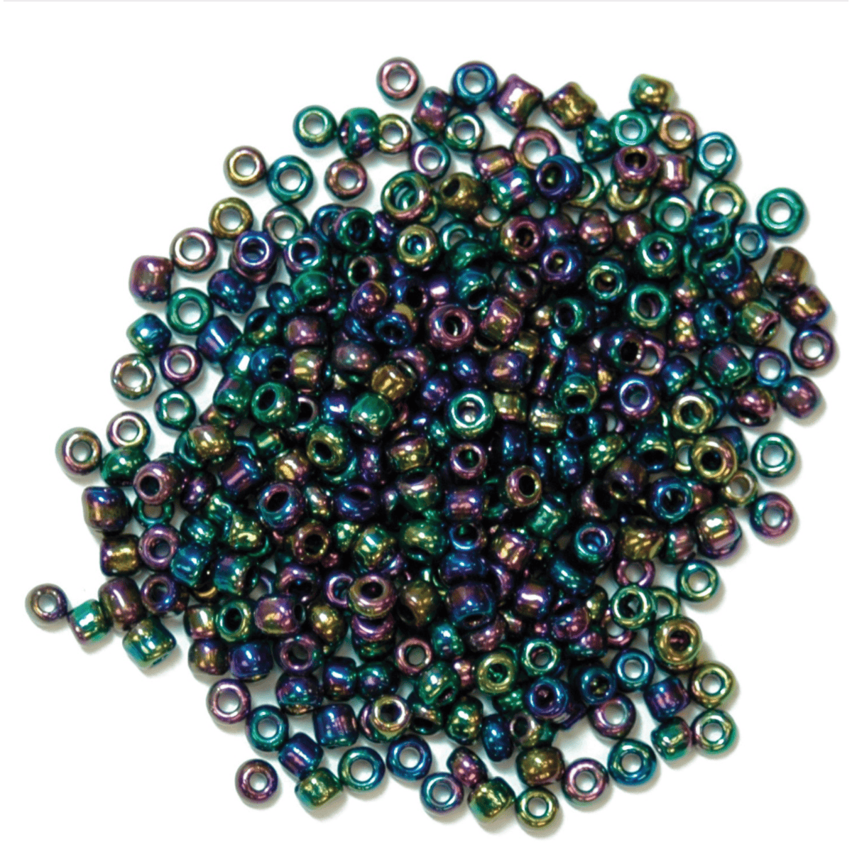 Trimits Beads Sequins Accessories Beads: Seed: Rainbow: 8g in a pack  - The Sewing Studio