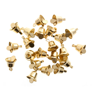 Trimits Beads Sequins Accessories Bells jingle: Gold Liberty Bells: 8mm. Price per bell.  - The Sewing Studio for sale UK - The Sewing Studio