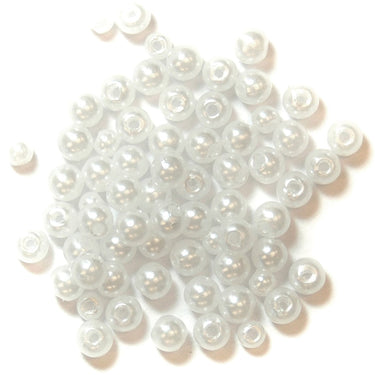 Trimits Beads Sequins Accessories Pearl Beads: 2.5mm: Pearl: 130 quantity  - The Sewing Studio for sale UK - The Sewing Studio