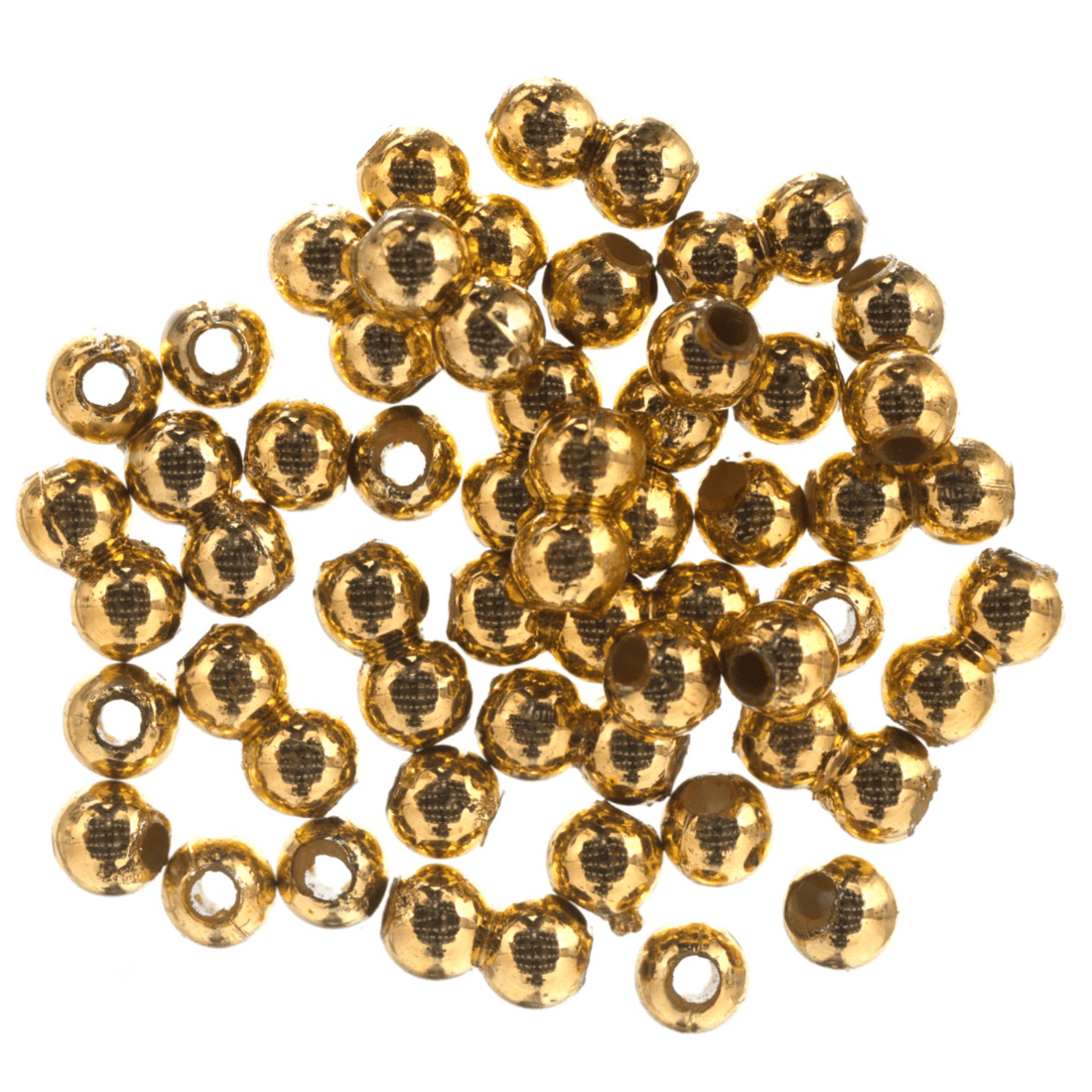 Plated Beads: 4mm: Gold: 45 quantity
