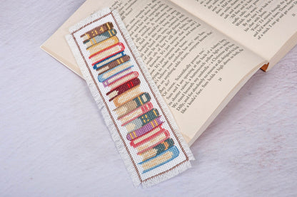 Trimits Cross Stitch Kits Cross Stitch Bookmark Kit Books  - The Sewing Studio
