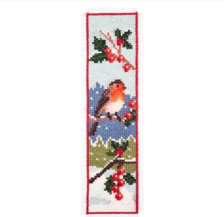 Trimits Cross Stitch Kits Cross Stitch Bookmark Kit Robin  - The Sewing Studio
