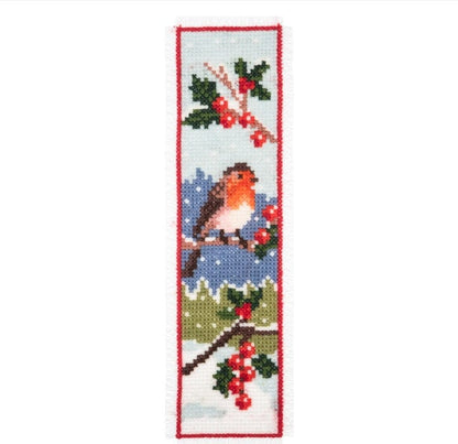 Trimits Cross Stitch Kits Cross Stitch Bookmark Kit Robin  - The Sewing Studio