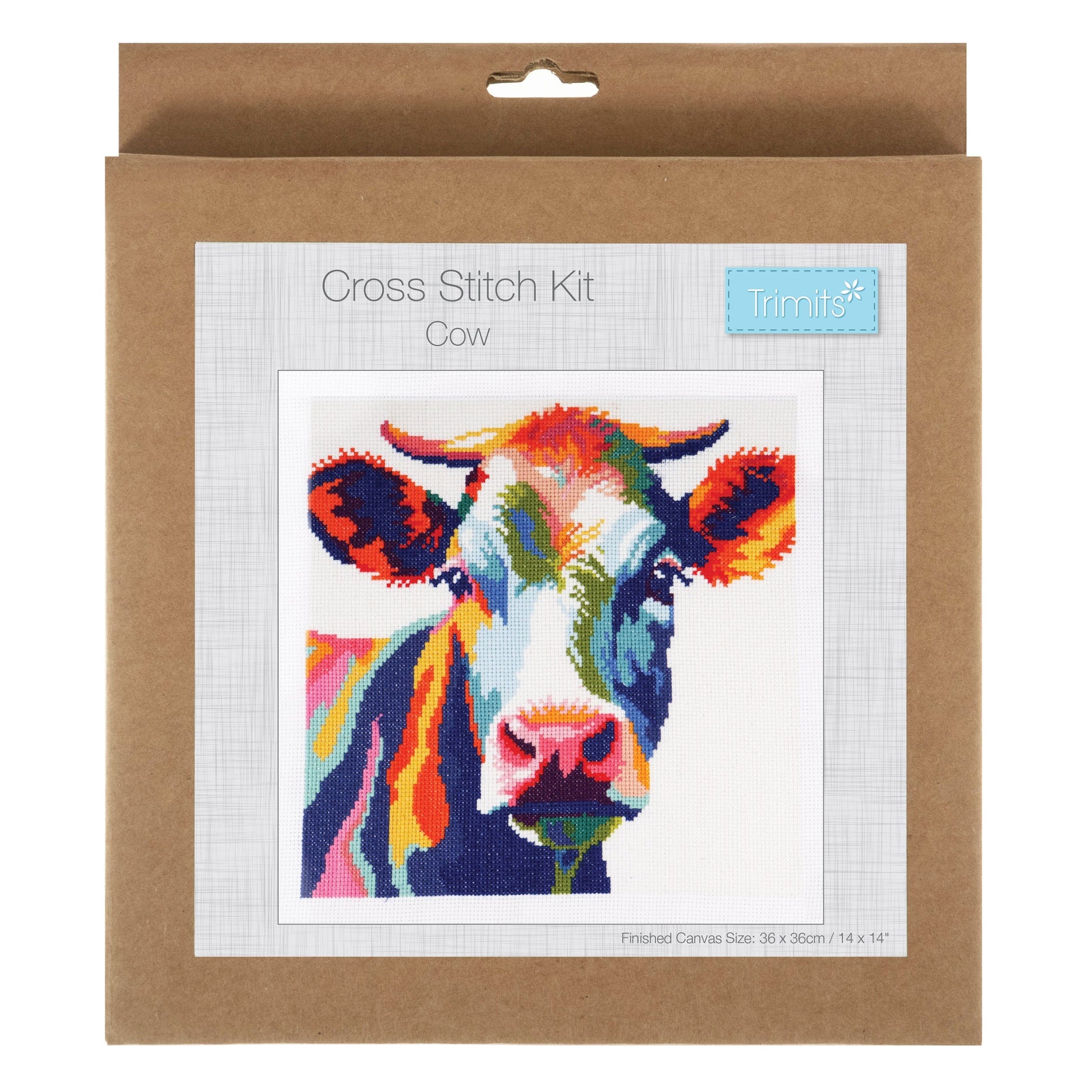 Trimits Large Counted Cross Stitch Kit: Cow Trimits Large Counted Cross Stitch Kit: Cow