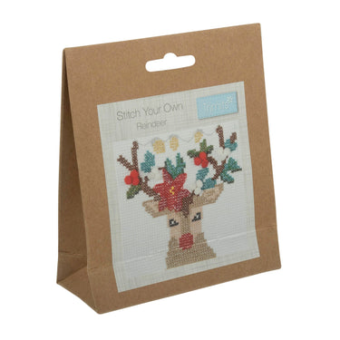 Trimits Cross Stitch Kits Cross Stitch Kit Reindeer  - The Sewing Studio for sale UK - The Sewing Studio