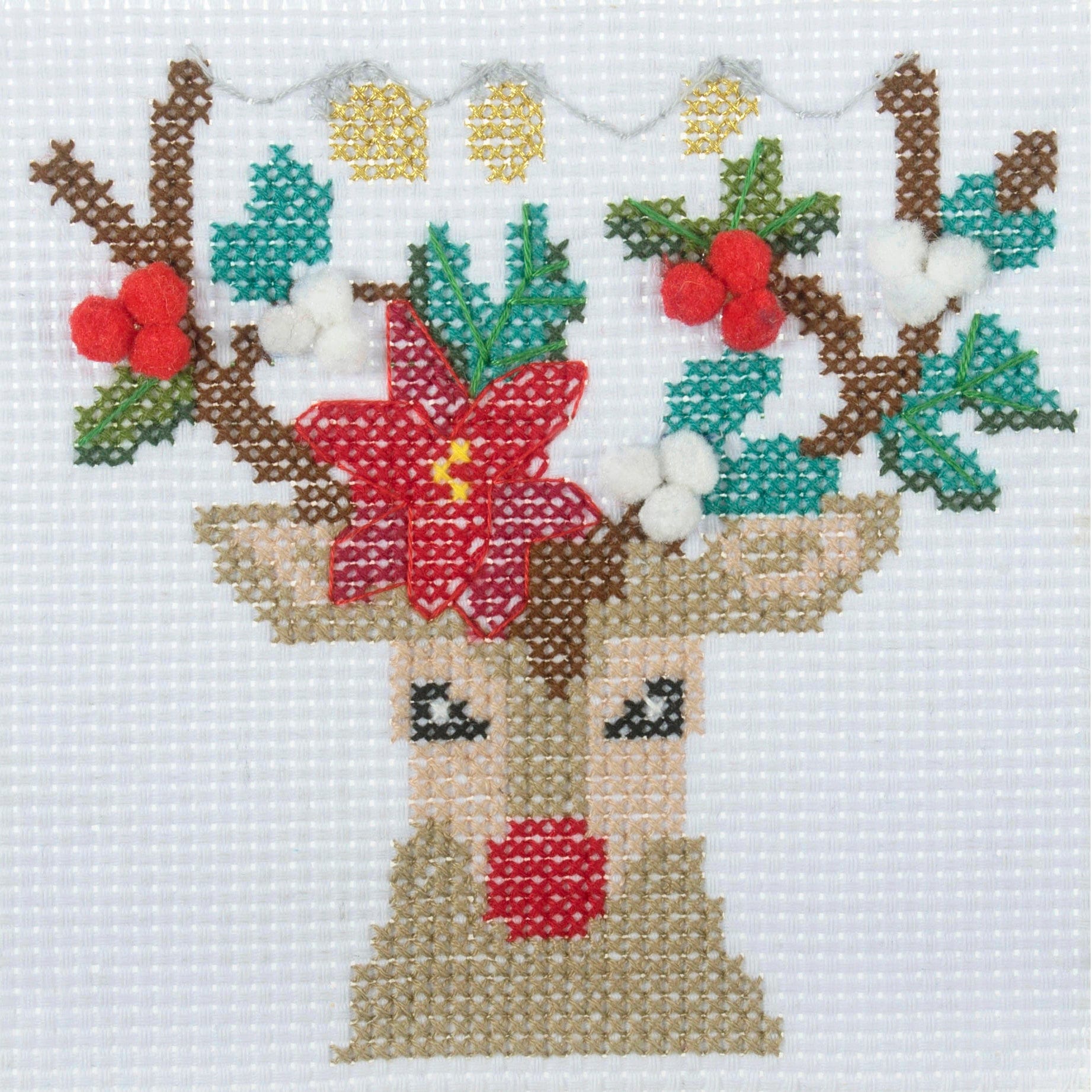 Trimits Cross Stitch Kits Cross Stitch Kit Reindeer  - The Sewing Studio