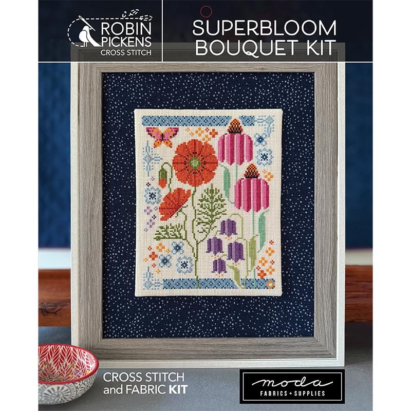 Trimits Cross Stitch Kits Cross Stitch Kit Superbloom Bouquet  - The Sewing Studio