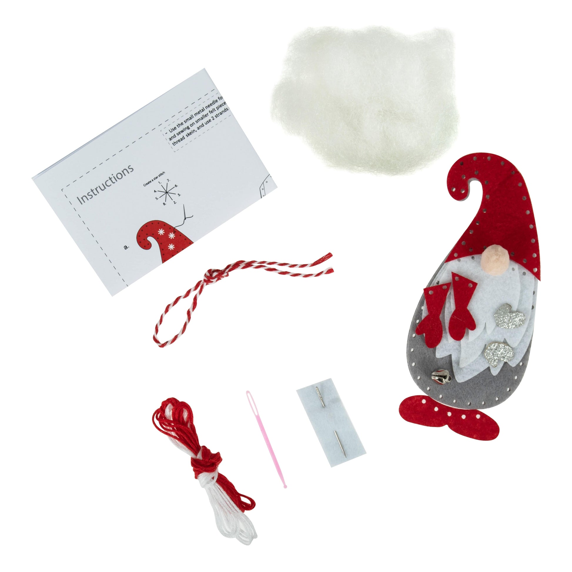 Trimits Felting Kits Felt Decoration Kit: Gonk  - The Sewing Studio