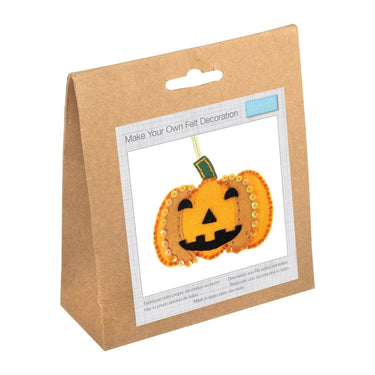 Trimits Felting Kits Felt Decoration Kit: Pumpkin  - The Sewing Studio for sale UK - The Sewing Studio