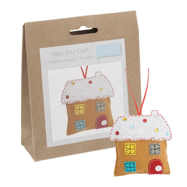 Trimits Felting Kits Felt Kit Gingerbread House  - The Sewing Studio for sale UK - The Sewing Studio