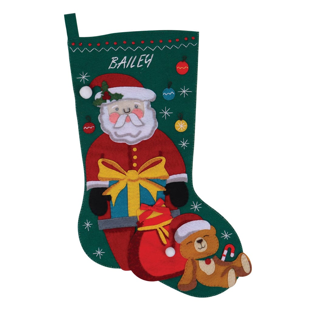 Trimits Felting Kits Felt Stocking Kit: Father Christmas  - The Sewing Studio