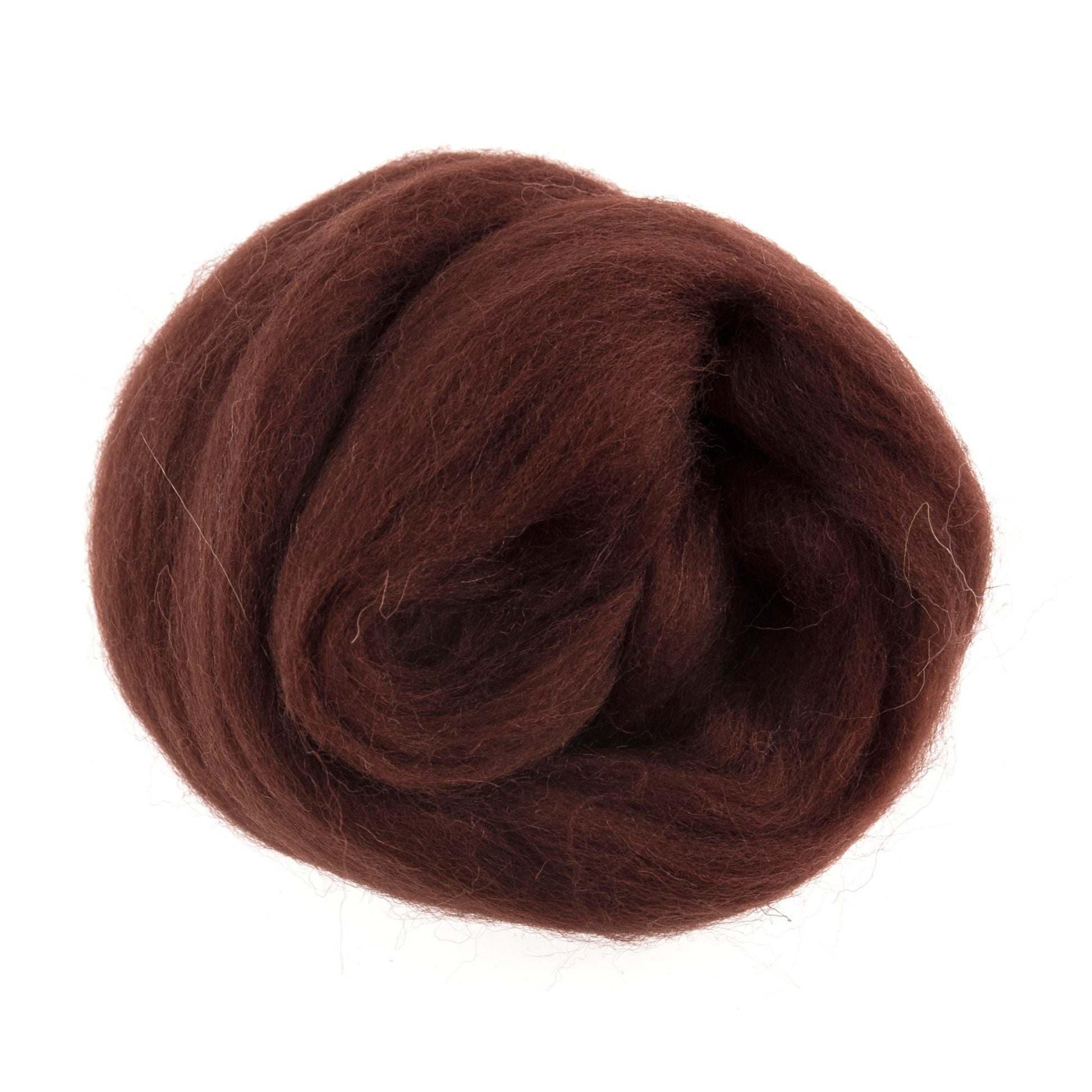 Trimits Felting Wool Natural Wool Roving, Chocolate, 10g Packet  - The Sewing Studio