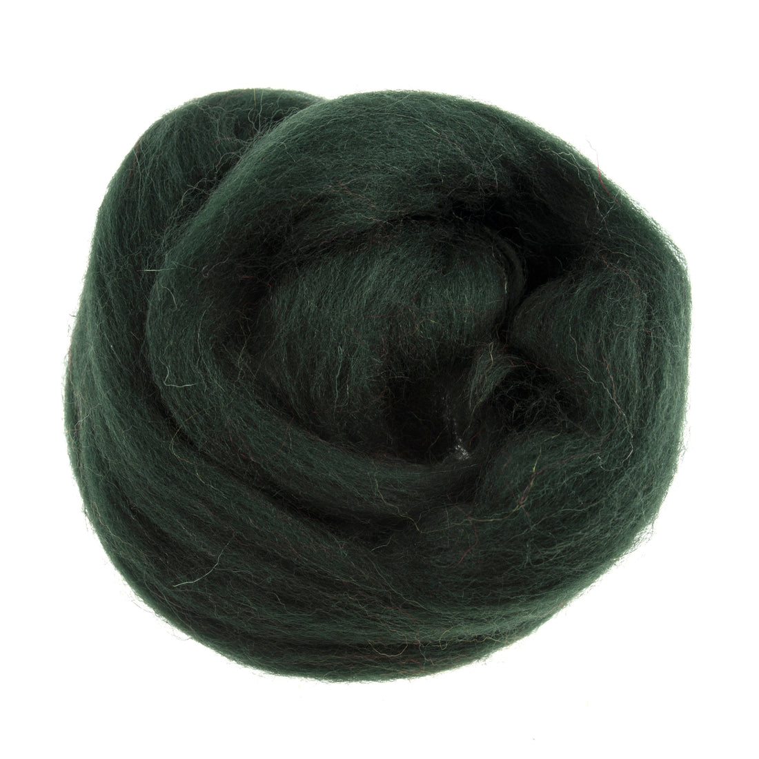 Trimits Felting Wool Natural Wool Roving, Dark Green, 10g Packet  - The Sewing Studio