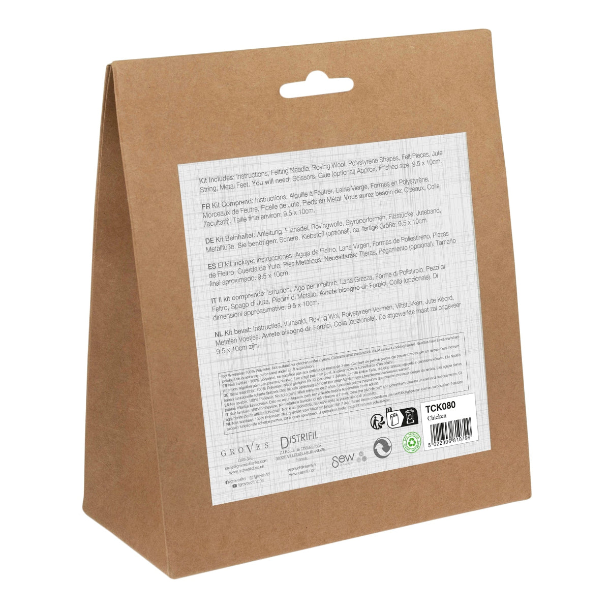Trimits Needle Felting Kits Needle Felting Kit Chicken  - The Sewing Studio