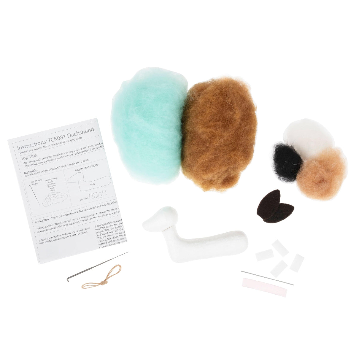 Trimits Needle Felting Kits Needle Felting Kit Dachshund  - The Sewing Studio