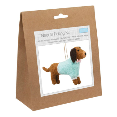 Trimits Needle Felting Kits Needle Felting Kit Dachshund  - The Sewing Studio for sale UK - The Sewing Studio